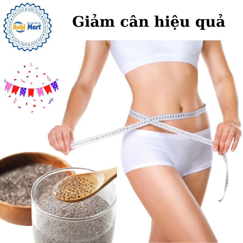 Hạt Chia Úc 1kg | Hạt Chia Organic Úc [Túi Màu Tím]