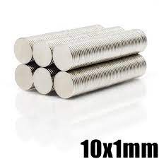 Nam châm tròn dẹt 10x1mm GAOMS, lực hút mạnh