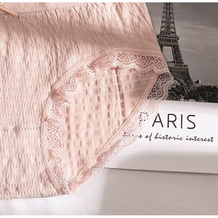 Quần Lót Cotton Nguyên Chất Không Đường May Cỡ Lớn Thoải Mái Thoáng Khí Kháng Khuẩn Dành Cho Nữ Có Size Lớn