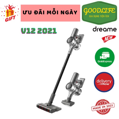 ⭐SẲN HÀNG HOT⭐DREAME V12 (bản kèm khay lau) | V10 máy hút bụi lau nhà cầm tay XIAOMI - Tiếng Anh