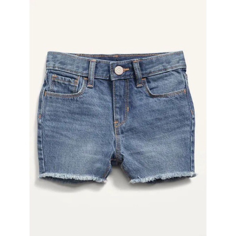 Quần short Jean bé gái old