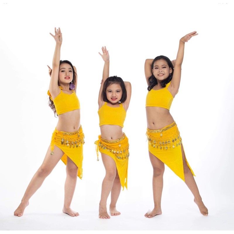 Đồ Tập Belly Dance Trẻ Em ( Kèm Belt )