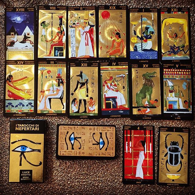Bộ Bài Nefertari’s Tarot (Mystic House Tarot Shop) - Bài Gốc Authentic Chính Hãng 100%