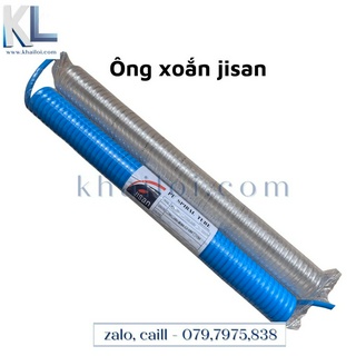 Ống xoắn jisan hàn quốc, hơi khí nén, dây pu khí nén , hơi, ống xoăn mềm phi 8