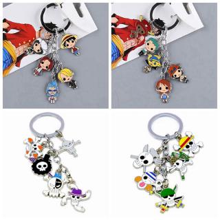 Móc khóa kim loại tạo hình nhân vật Luffy zoro trong One Piece