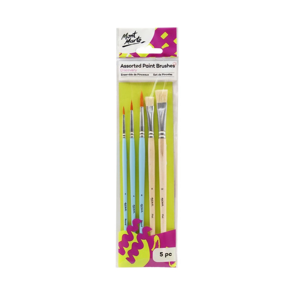 Bộ cọ vẽ, bút lông brush set arcylic Mont Marte 4-5 món BMHS0038/39/40/42/43