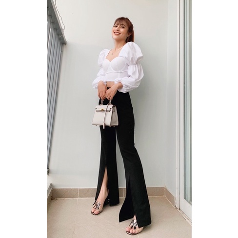 Lyly Pants quần loe dài xẻ tà