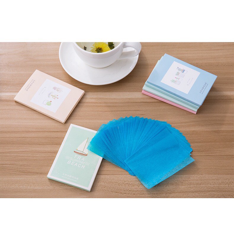 Gói Giấy Thấm Dầu Gói 50 Miếng D50 MPLULU