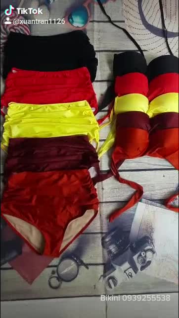 Set bikini gọng nâng ngực quần nhúng cạp cao che bụng EVA SHOP GTQN | BigBuy360 - bigbuy360.vn