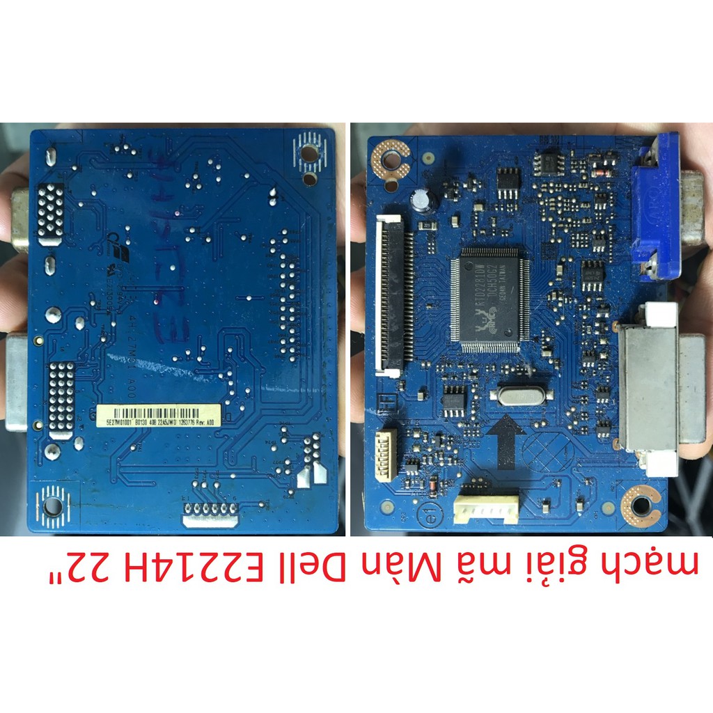mạch tín hiệu Màn hình Dell E2214H 22" inch board signal giải mã, cpu g620 e2214