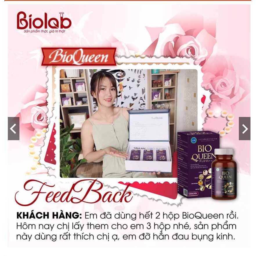 (Hộp 45 viên) BIOQUEEN PLUSS - TĂNG CƯỜNG NỘI TIẾT TỐ NỮ, KHÔ HẠN, LÃO HÓA, ĐẸP DA, GIẢM SẠM NÁM - WOOGROUP | BigBuy360 - bigbuy360.vn