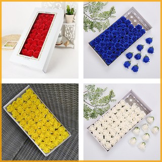 Hoa sáp thơm - 1 Hộp đầu hoa sáp làm quà tặng handmade - Sỉ lẻ phụ kiện hoa sáp 3 lớp hàng cao cấp, hàng loại 1