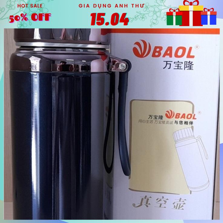 Bình giữ nhiệt Kim Cương inox dung tích 1200ml/1500ml có dây treo giữ nhiệt hơn 12h siêu tiện lợi