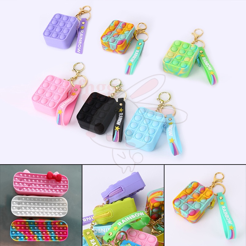 Hộp bút POP IT, đồ chơi POP IT giảm căng thẳng, vừa đựng bút vừa thư giãn phù hợp cho học sinh, sinh viên, văn phòng