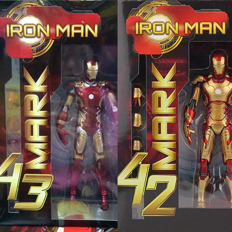 ☀Welove☀🔥 Mô Hình Nhân Vật Iron Man Marvel MARK43 MK42 Có Khớp Cử Động