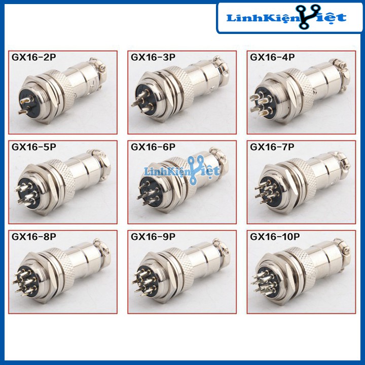 Đầu Jack Tay Hàn GX16