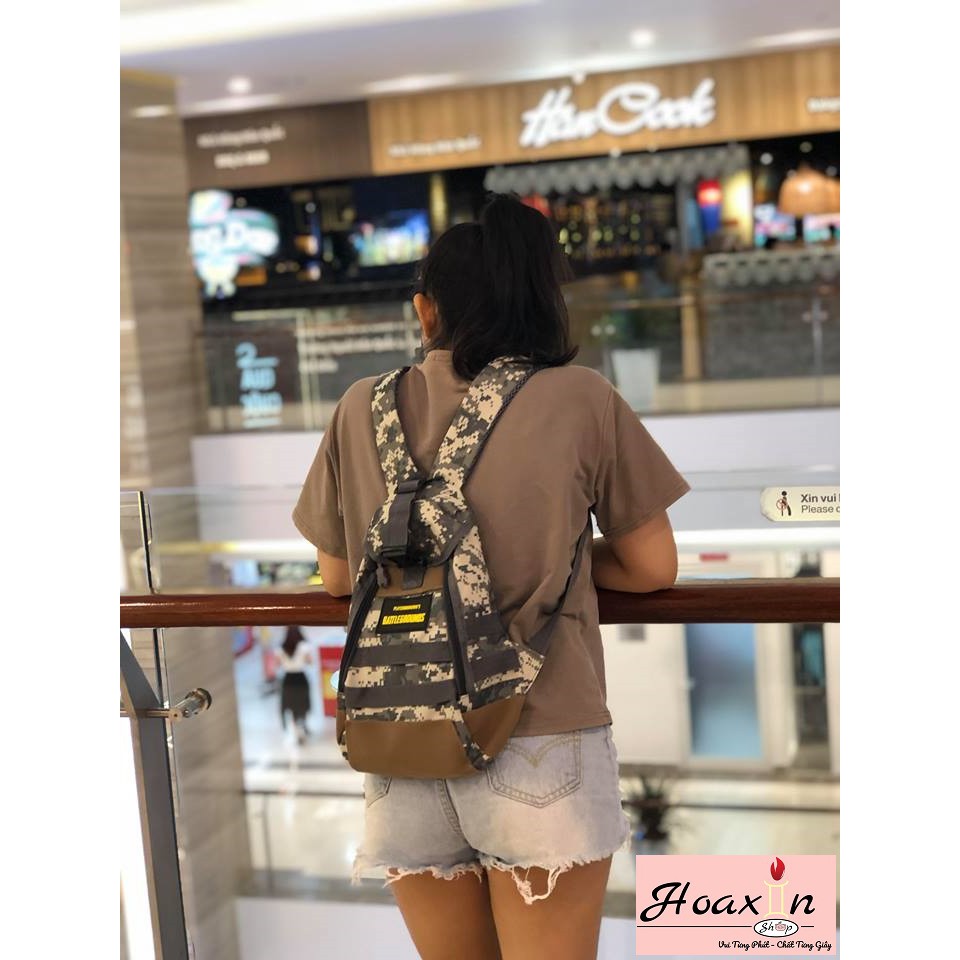 Balo pubg 1✅ siêu chất dân chơi tặng kèm Móc khóa pubg