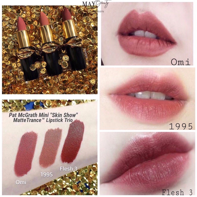 SET SON MINI PAT MCGRATH MATTHE LIPSTICK TRIO