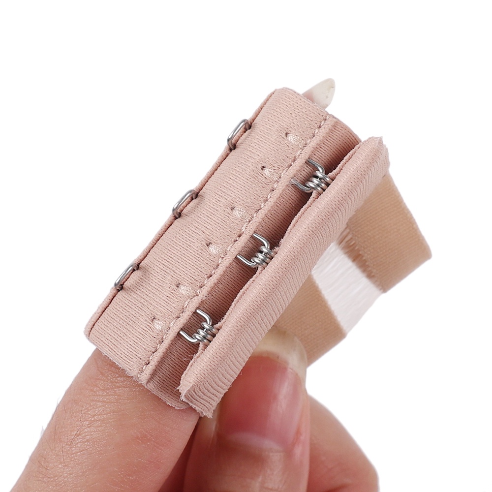 Móc mở rộng áo ngực dây ruy băng đàn hồi cao 3 hàng móc