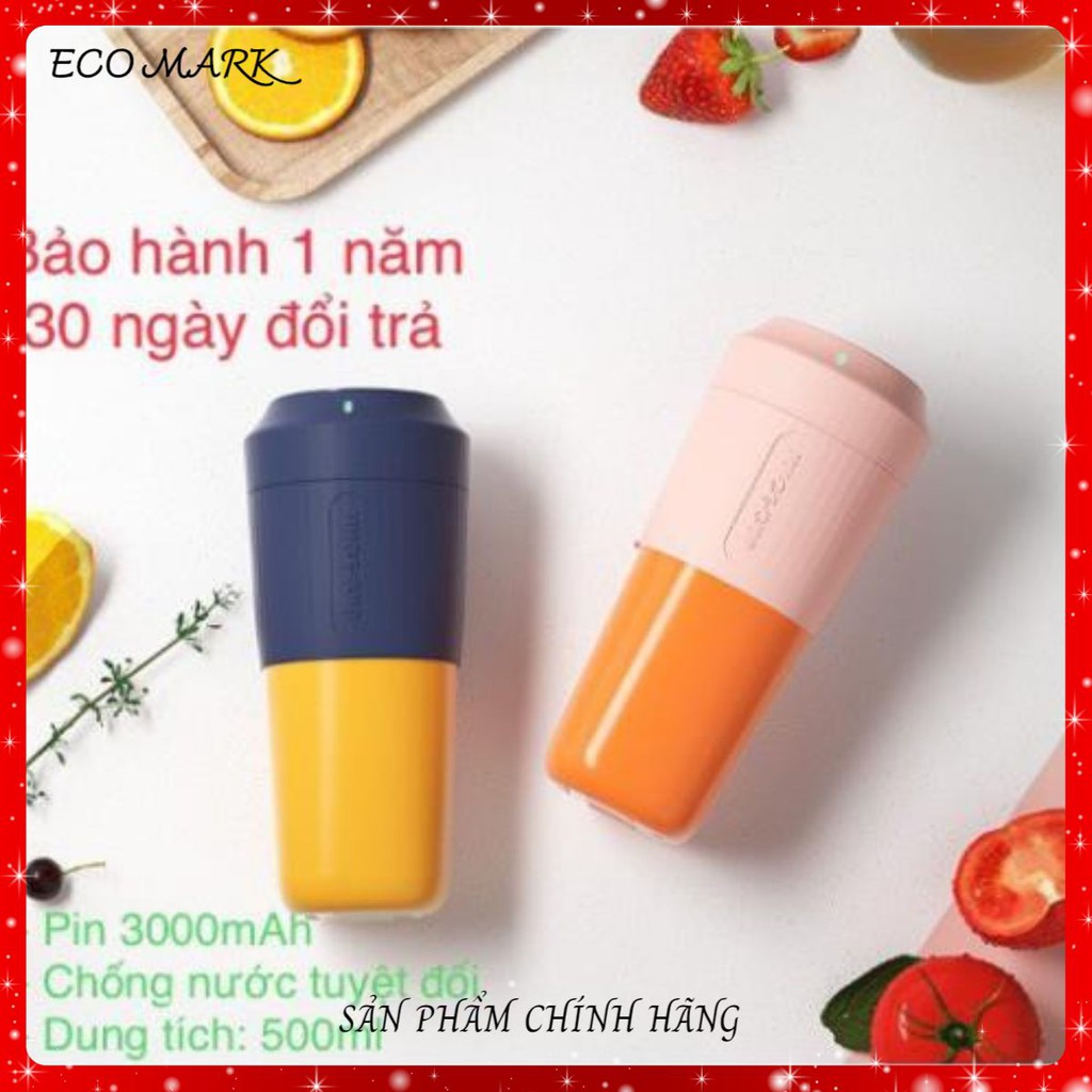 [Hàng loại 1] Máy xay sinh tố mini cầm tay, dung lượng pin lớn 3000 mAh, độ bền cao