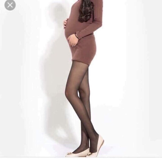 Quần tất bầu 3D chất đẹp Aidenshop quần bầu tất mùa đông