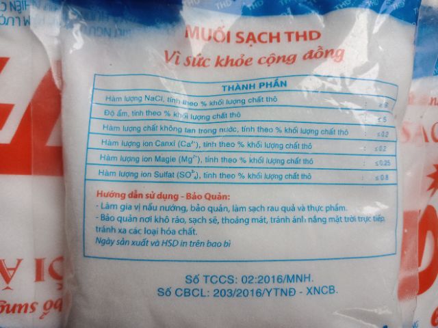 MUỐI TINH SẠCH THD 450G