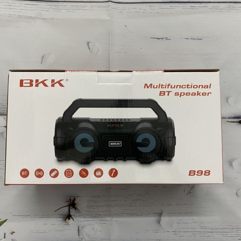 Loa Bluetooth Karaoke Kimiso S1, S2, BKK B98, QS 3607❤️FREESHIP❤️Loa Bluetooth Tặng Kèm Mic Hát Có Dây-Đèn Led Sống Động