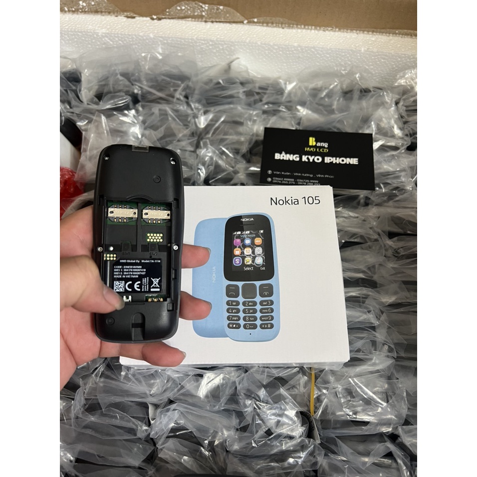 Điện Thoại Nokia 106 Dual SIM / 2 SIM Mẫu Mới 2018 New Đủ Màu Bền Bỉ Đẹp Chắc [Kèm Dây Sạc + Pin] | BigBuy360 - bigbuy360.vn