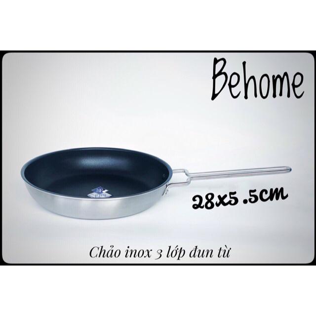 Chảo chống dính BEHOME inox 304 28cm