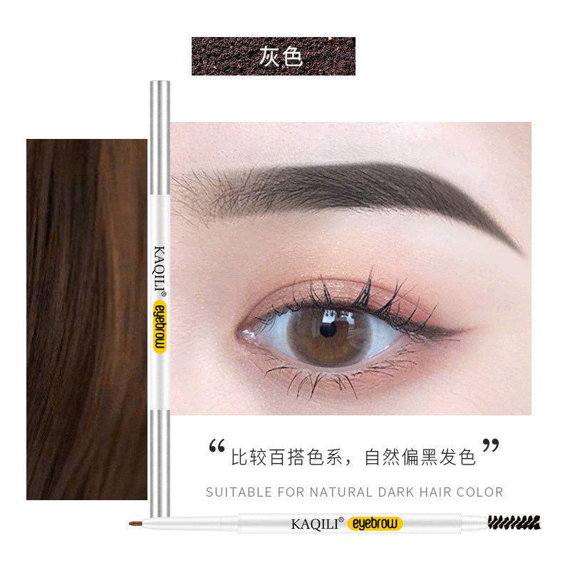[Hàng mới về] Bút Kẻ Lông Mày Kaqili Chống Thấm Nước Không Phai Màu Thiết Kế Hai Đầu | BigBuy360 - bigbuy360.vn
