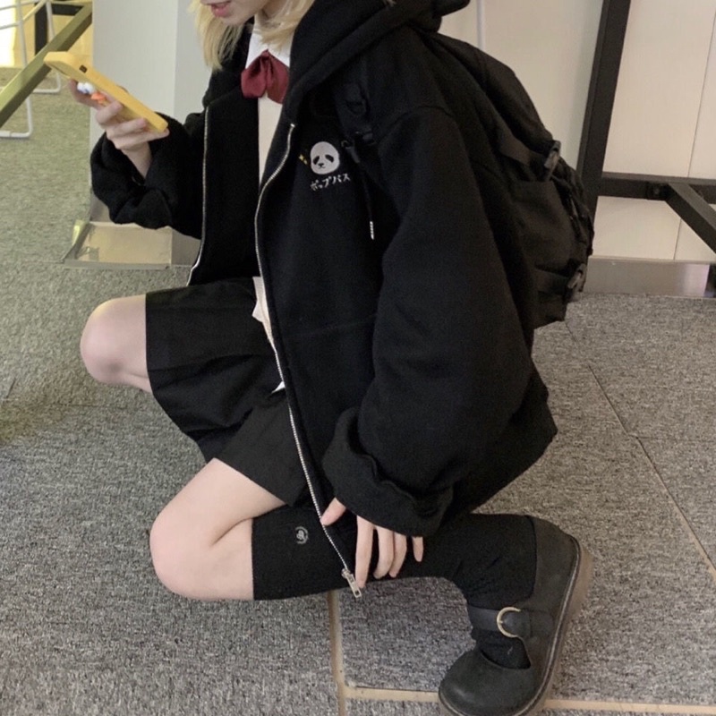 Áo khoác nỉ dáng rộng,đáng yêu,phong cách Hàn Quốc | BigBuy360 - bigbuy360.vn