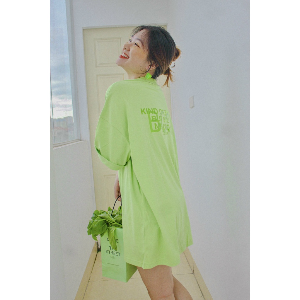 ÁO THUN UNISEX BOO DÁNG OVERSIZE 100%COTTON CAO CẤP ĐÍNH PATCH BOO, HÌNH IN MF COOL | BigBuy360 - bigbuy360.vn