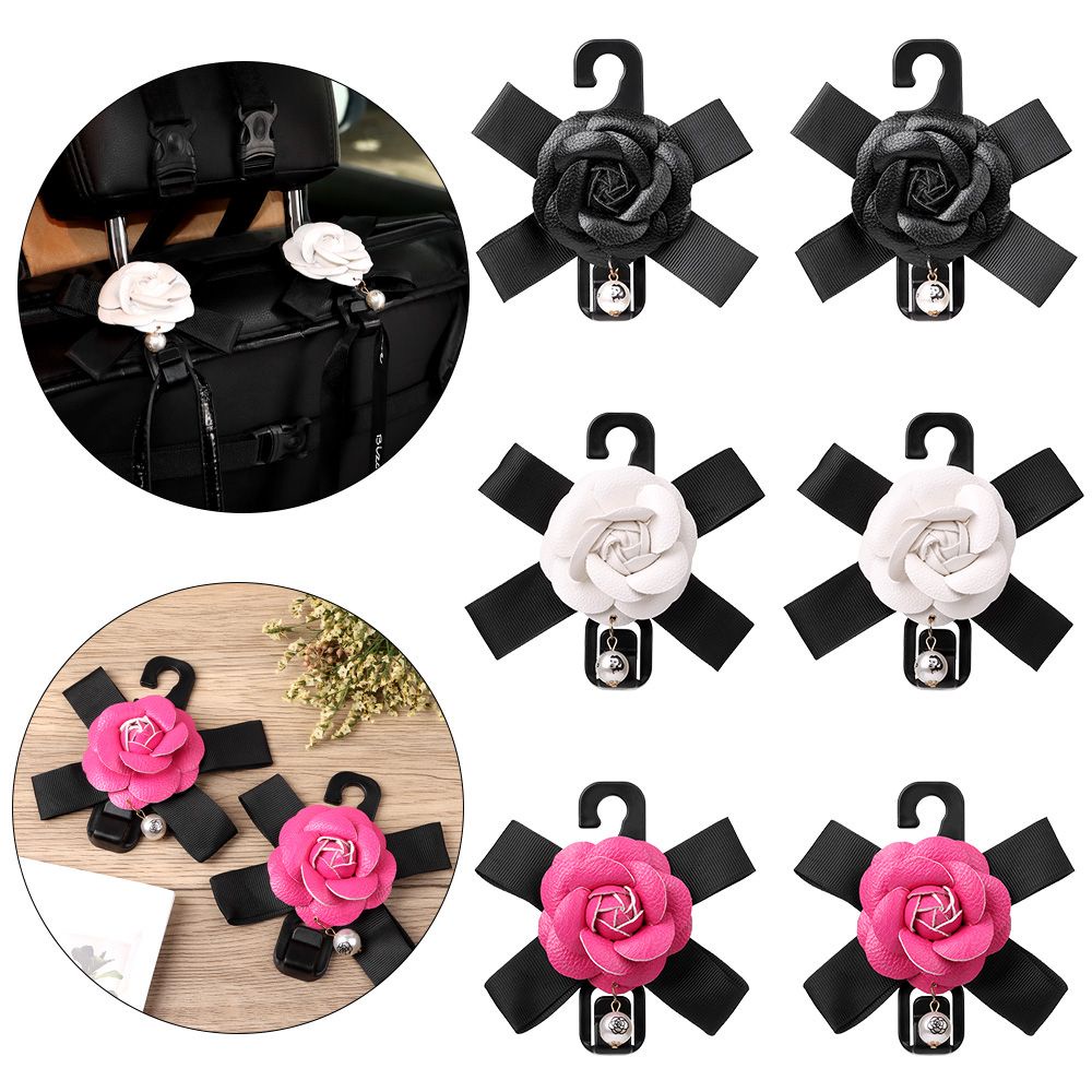 Bộ 2 Móc Treo Đồ Gắn Ghế Ngồi Xe Hơi Hình Hoa Trà Nhiều Màu Sắc | BigBuy360 - bigbuy360.vn