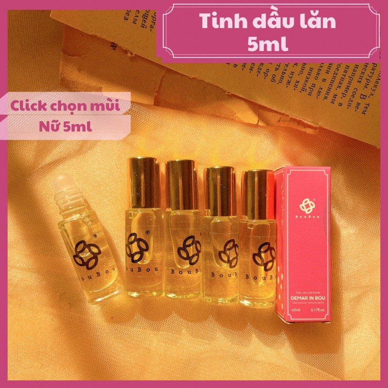 [CHÍNH HÃNG] NỮ - Tinh Dầu Nước Bou Lăn 5ml | Thế Giới Skin Care