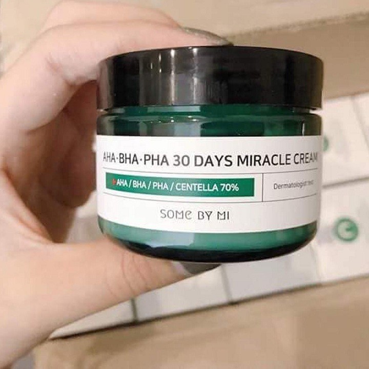 Kem dưỡng Some By Mi AHA-BHA-PHA 30 Days Miracle Cream 50g hỗ trợ giảm mụn hiệu quả