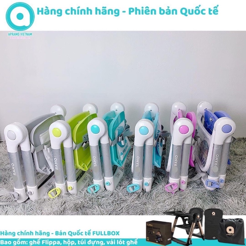 GHẾ ĂN DẶM GẤP GỌN APRAMO FLIPPA DINING BOOSTER cao cấp chính hãng