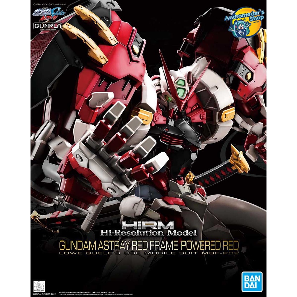 Mô hình lắp ráp Hi-Resolution Model HIRM 1/100 Gundam Astray Red Frame Powered Red Plastic Model
