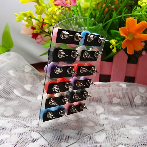 Set 12 đôi bông tai hoa hồng