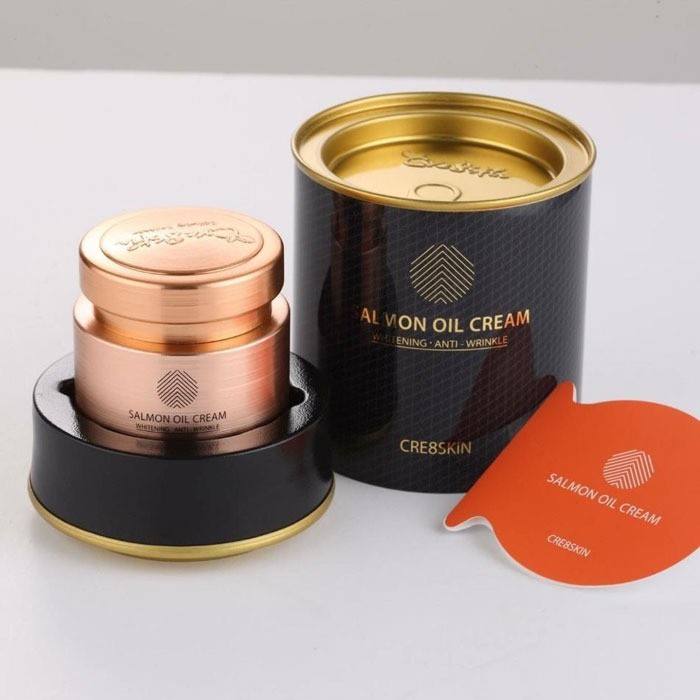 Kem Cá Hồi Salmon Oil Cream 80g, Kem Dưỡng Trắng Da, Chống Lão Hóa Chiết Xuất Dầu Cá Hồi