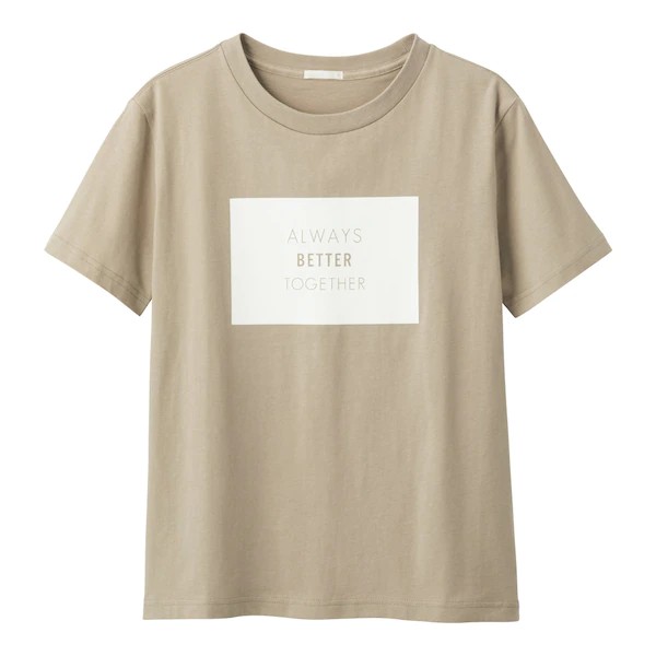 Áo Thun Cotton GU Logo Vuông "Always Better Together" Chính Hãng 100% - GU Shop