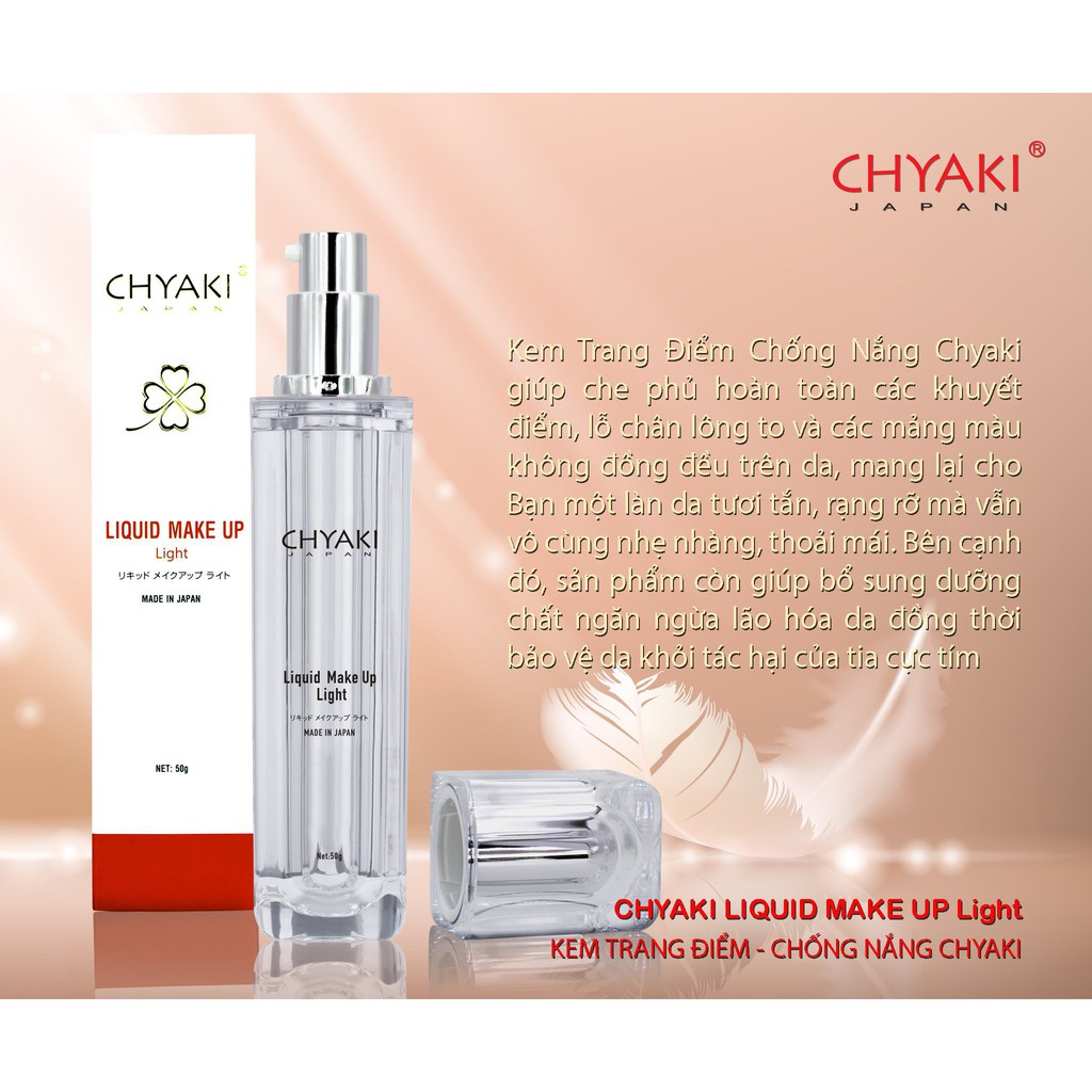 Kem Trang Điểm Chống Nắng CHYAKI – Che Khuyết Điểm, Lỗ Chân Lông To, Giúp Đồng Đều Màu Da | BigBuy360 - bigbuy360.vn
