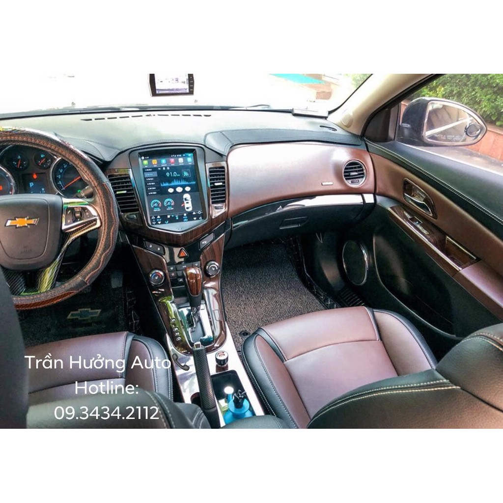 Thảm chống nóng Capo dập vân Carbon xe Cruze / Lacetti