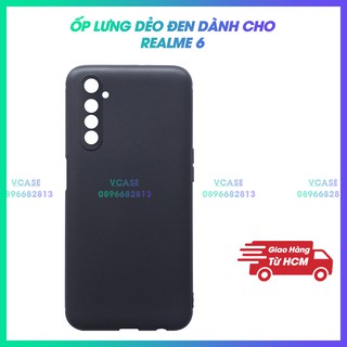 Ốp Lưng Silicone Dẻo Realme 6 Dẻo Đen Chống Ố Vàng
