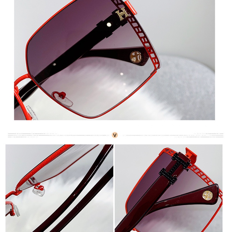 (KIQI-FASHION) COD Kính Mát Gọng Vuông Chống Tia Uv400 Thời Trang Hàn Quốc Chất Lượng Cao