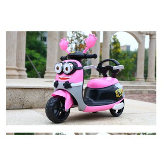 Xe máy điện cho bé hình Minion