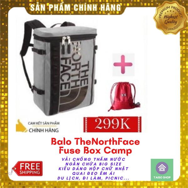 [XUẤT DƯ] BALO DU LỊCH THE NORTH FACE FUSE BOX BASE CAMP ĐEN (mua 1 tặng một) GIÁ KHÔNG ĐỔI