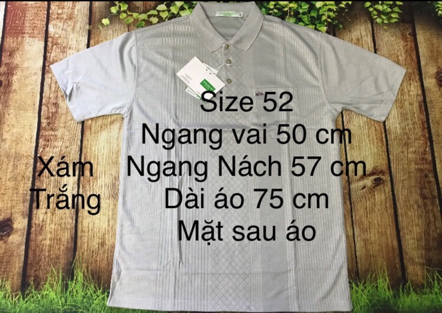 Áo trung niên nam (len det kim) - Size 52 & 54