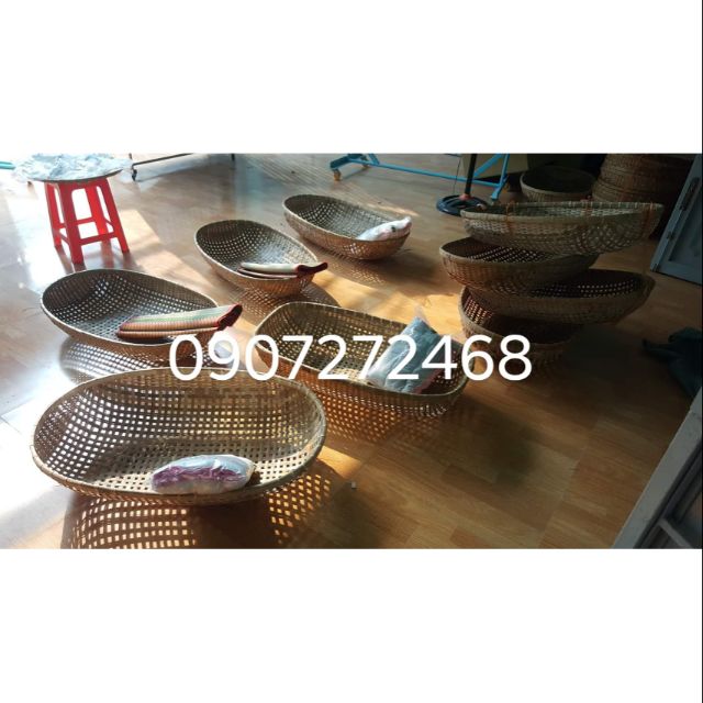 Chiếu lót nôi tre cho bé