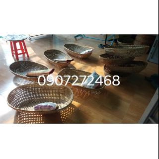 Chiếu lót nôi tre cho bé