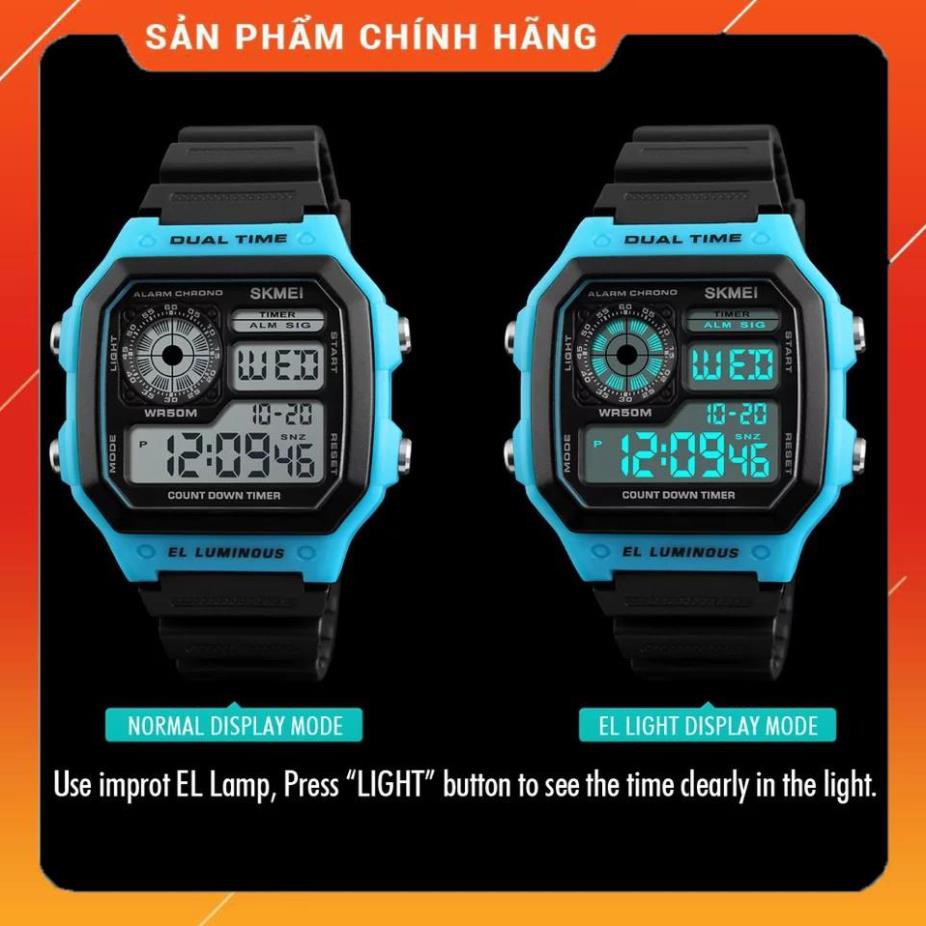 Hàng Cao Cấp -  Đồng hồ điện tử Skmei 1299 dành cho nam- Hàng Nhật chính hãng - lỗi 1 đổi 1 | BigBuy360 - bigbuy360.vn